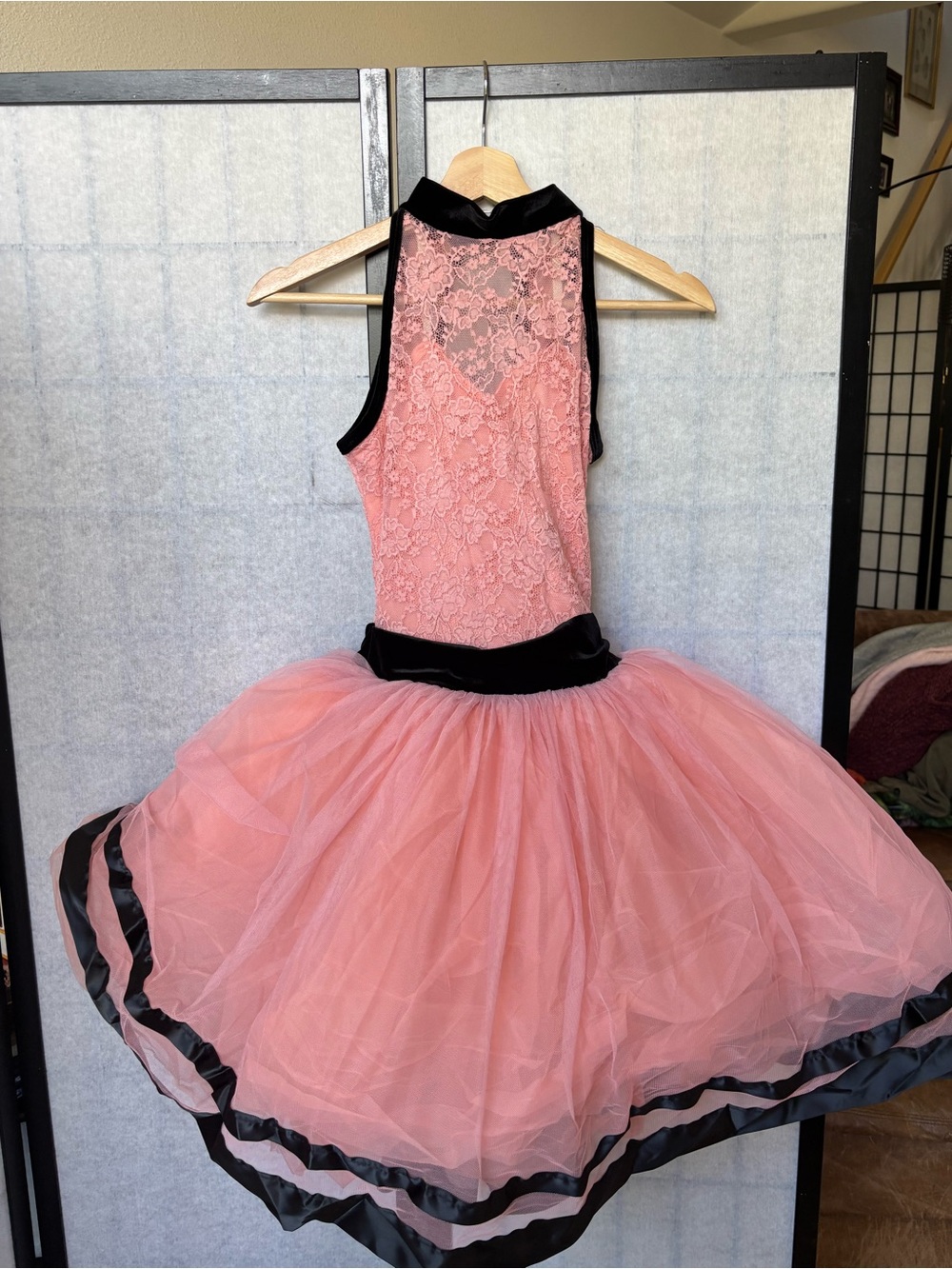 Ballet dance costume Curtain Call pink and black tutu